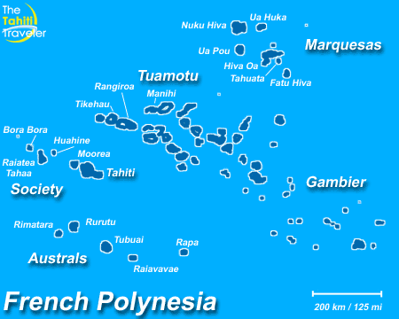 french polynesia map